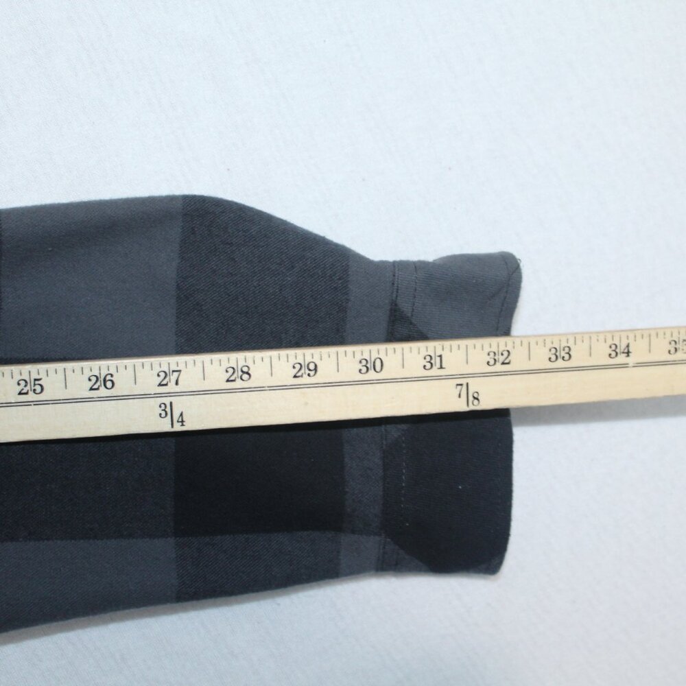 Hurley Men Black and Green Flannel Jacket Long Sleeve Collared Size 2XL - Picture 6 of 9